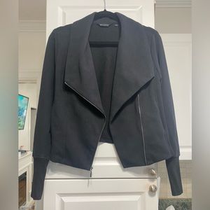 H by Halston Zip Moto Style Jacket